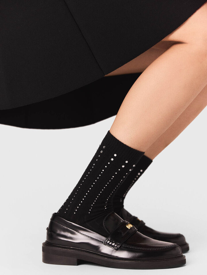 Rhinestone cotton socks Rhinestone cotton socks