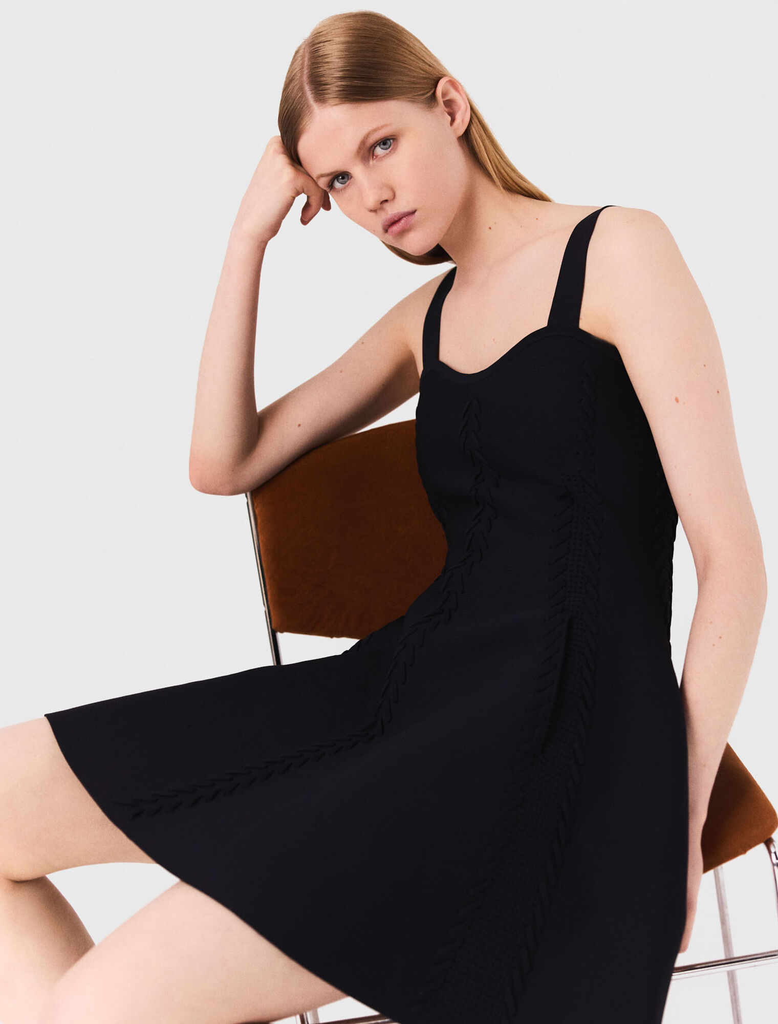 Short knitted skater dress  Short knitted skater dress