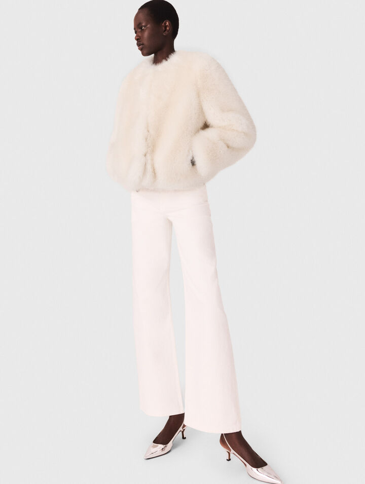 Short faux fur jacket Short faux fur jacket