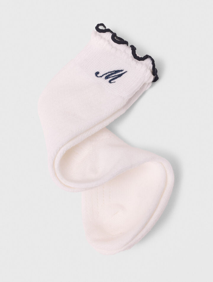 Cotton pointelle socks Cotton pointelle socks