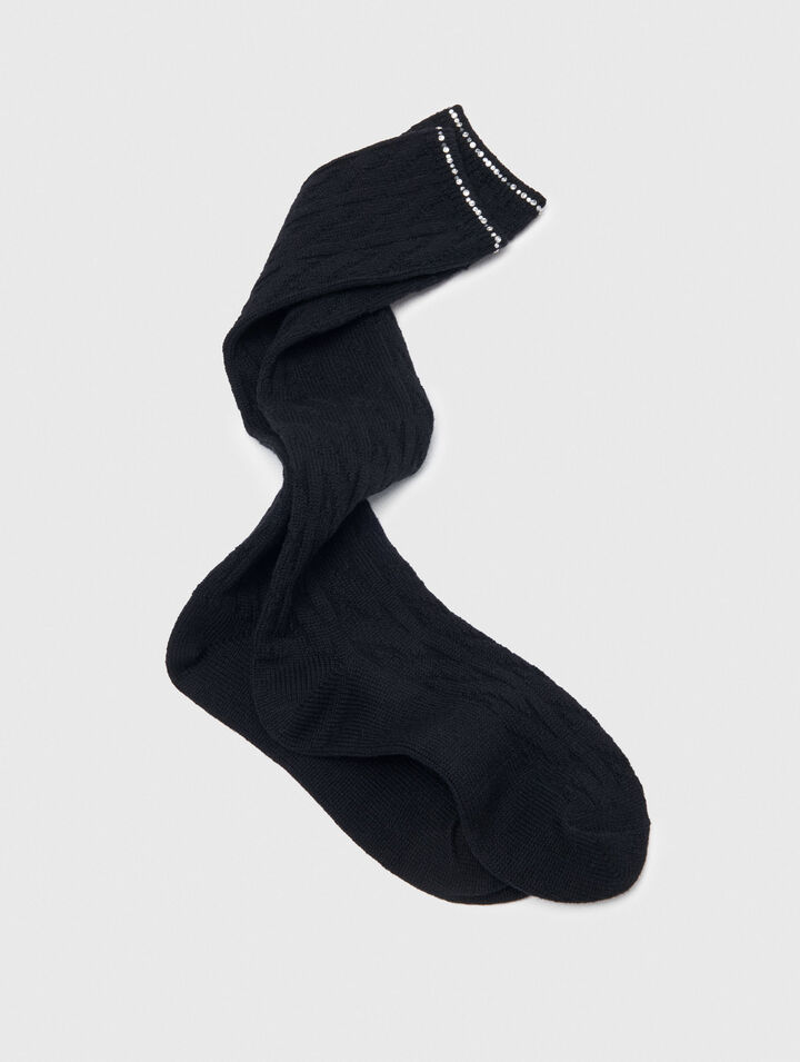 Rhinestone socks