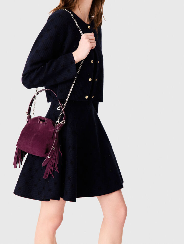 Miss M micro suede bag