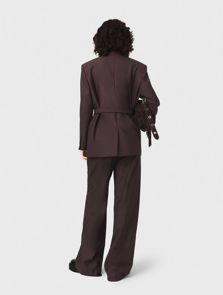 Belted suit jacket Belted suit jacket