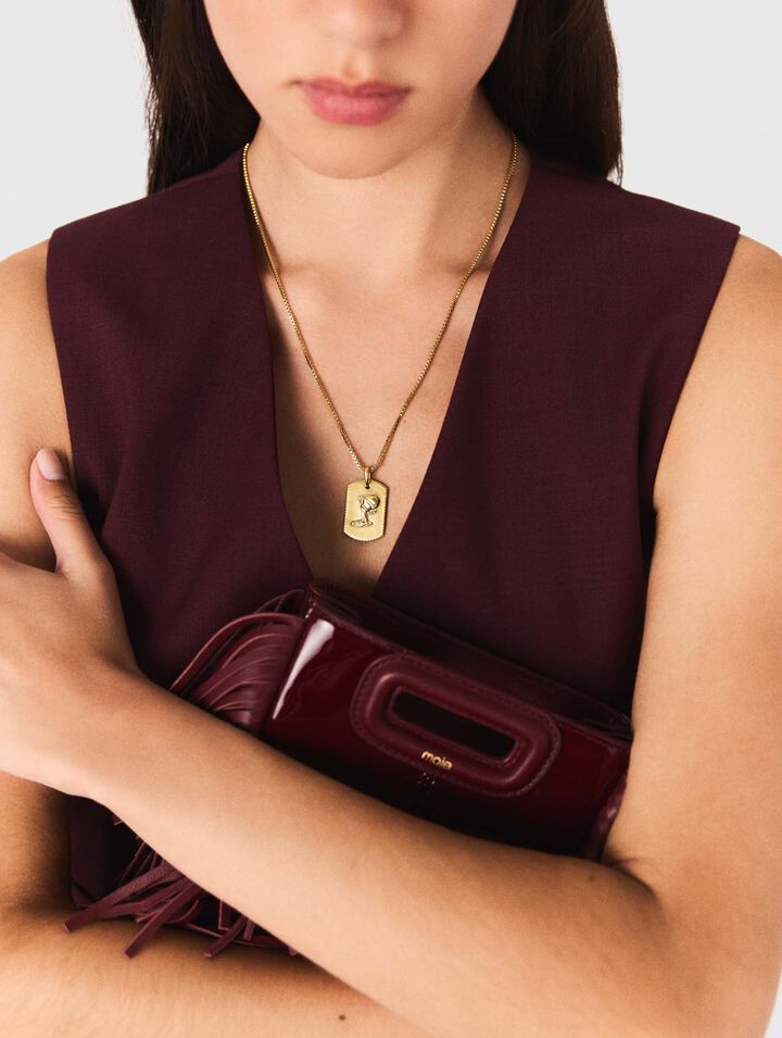 Zodiac sign plaque necklace Zodiac sign plaque necklace