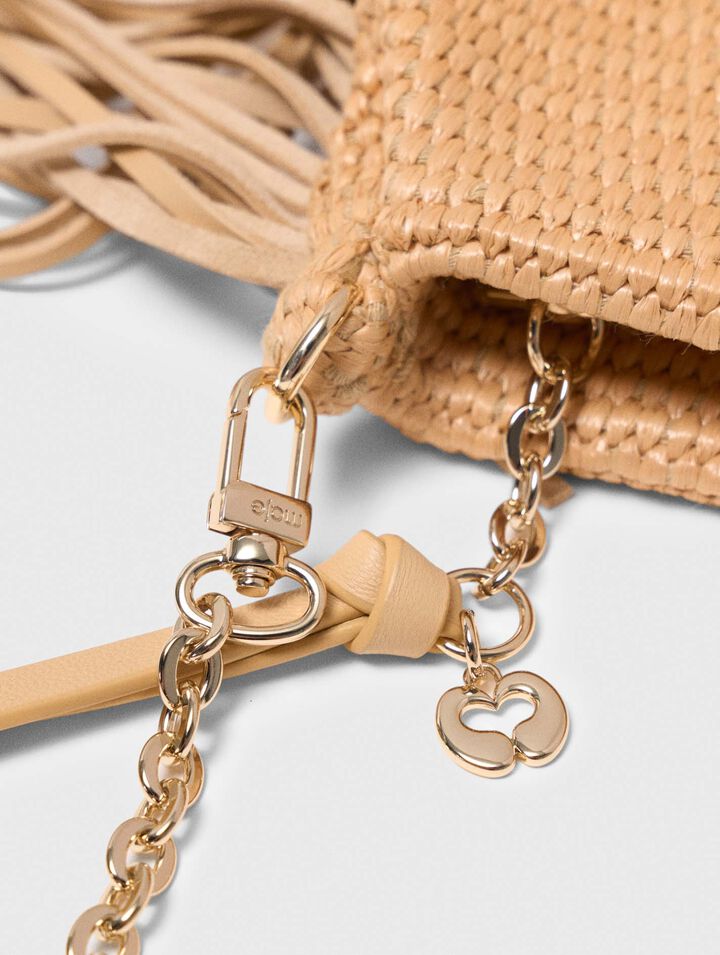 Miss M natural-look clutch bag