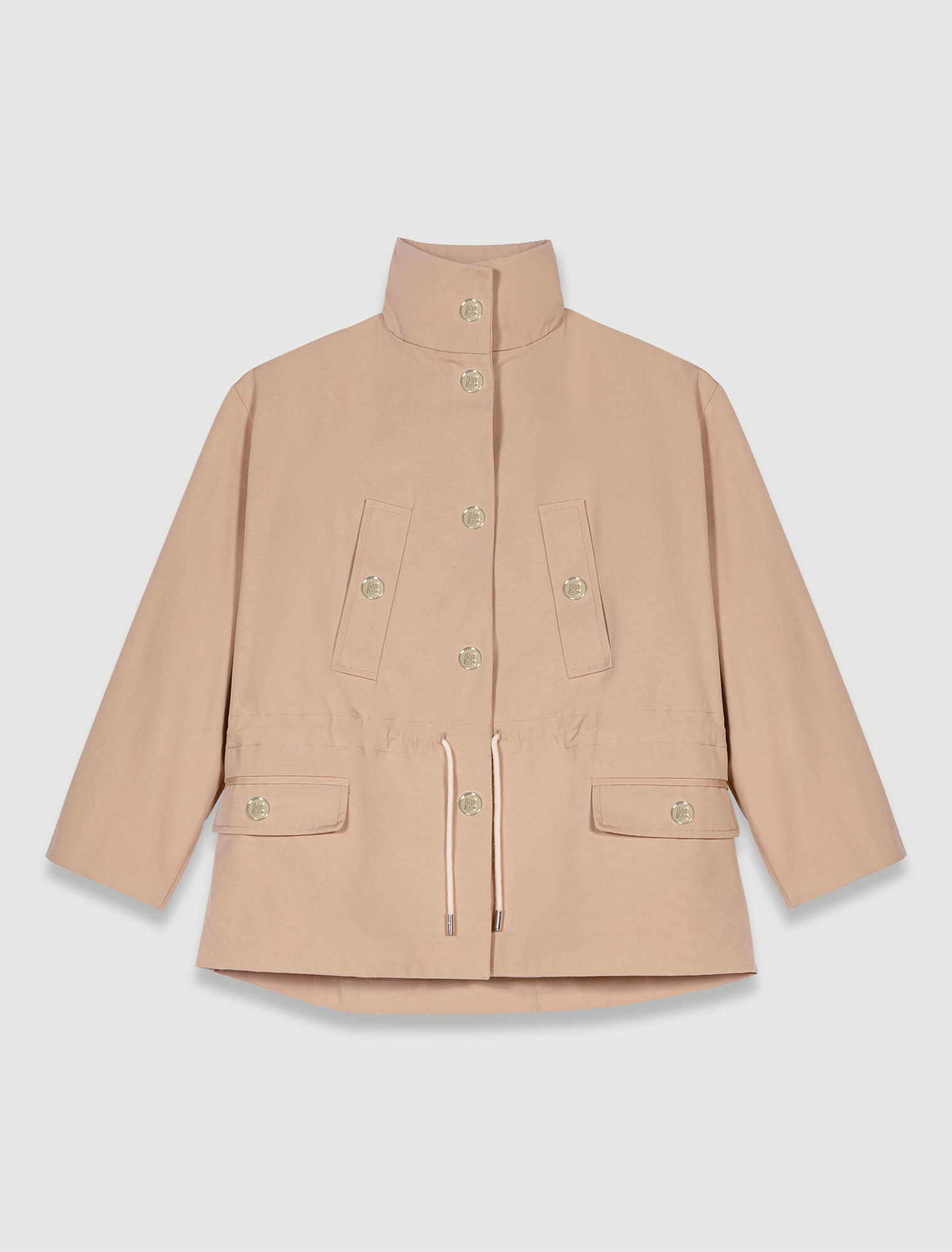 Water-repellent parka