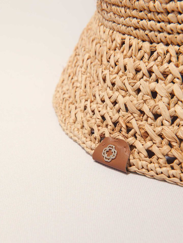 Crochet raffia bucket hat Crochet raffia bucket hat