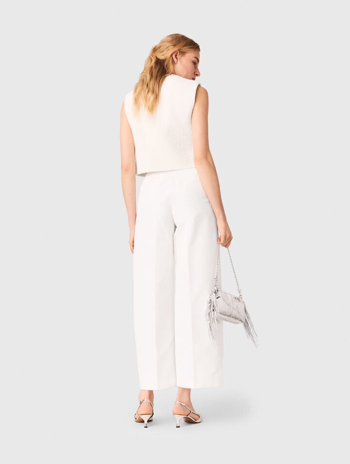 Balloon suit trousers