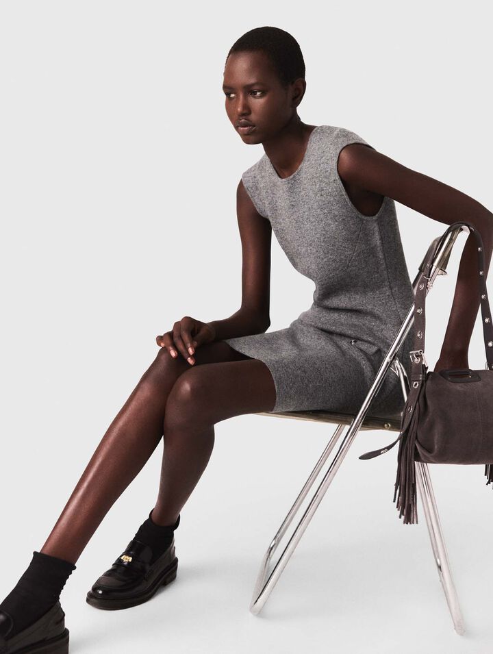 Knit dress with removable jumper Knit dress with removable jumper