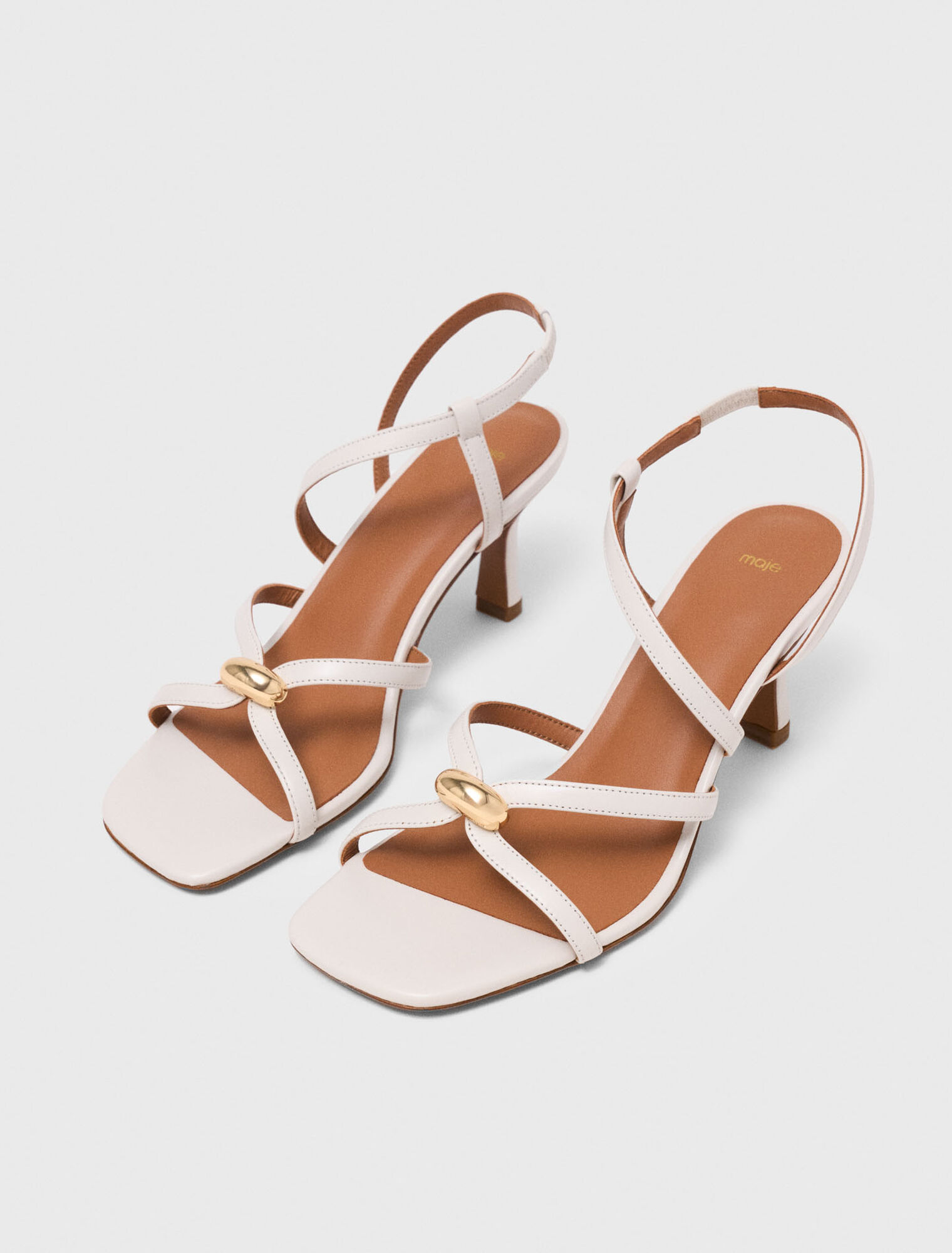 Multi-strap leather sandals