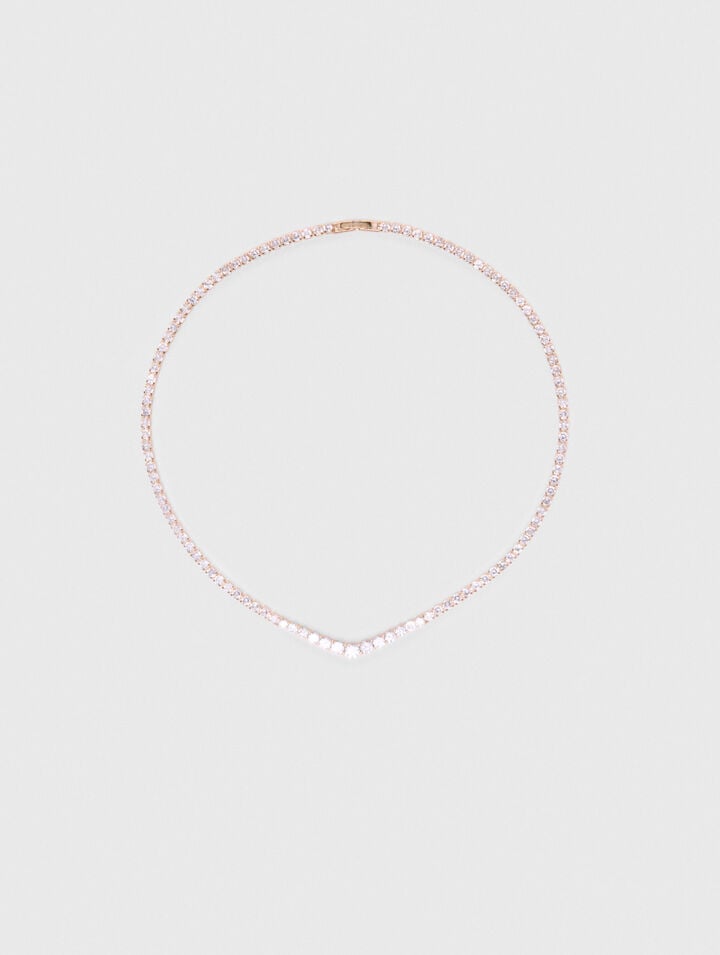 Cascade diamanté necklace