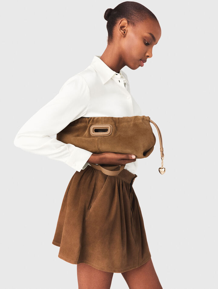 Suede Milpli Gazette bag