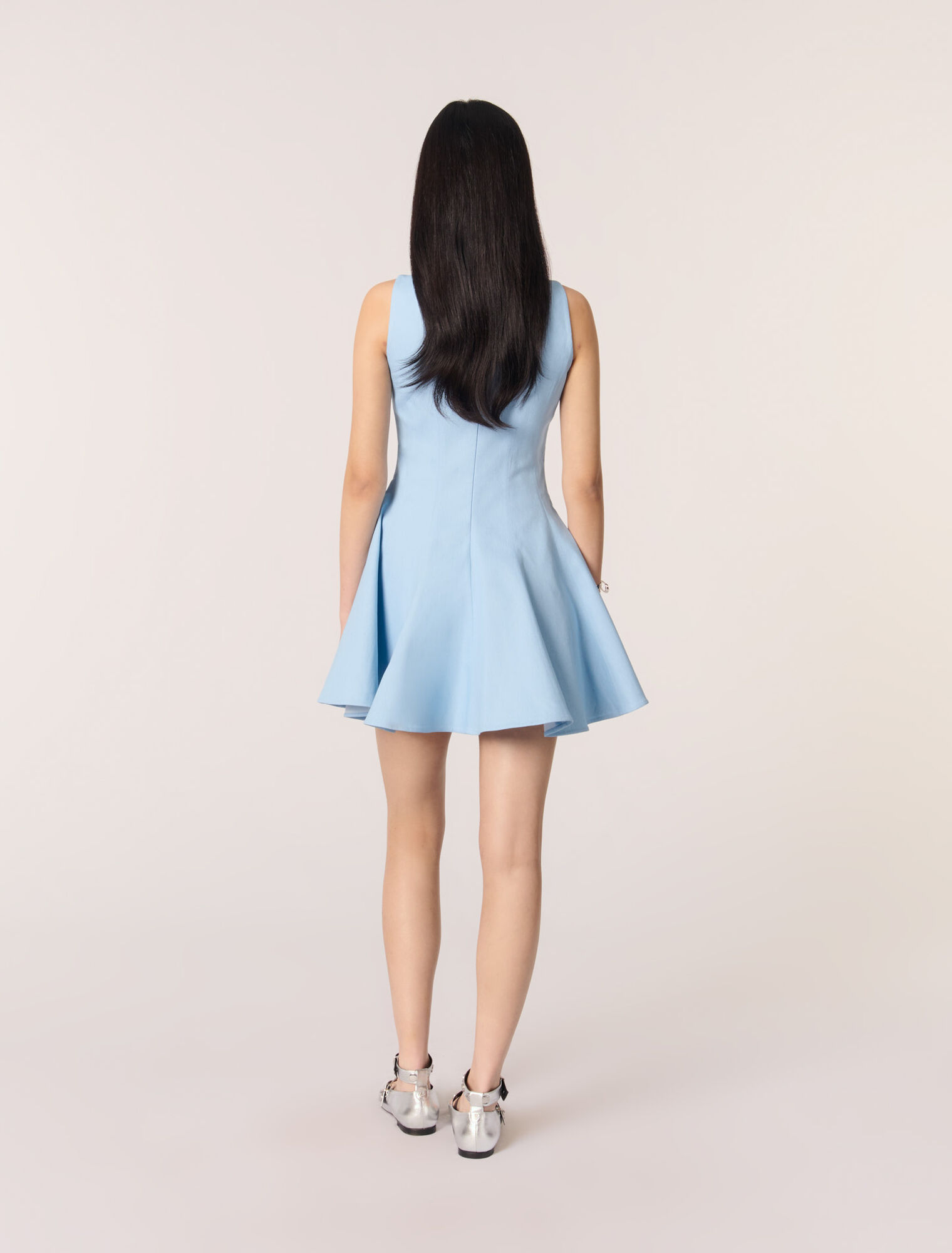 Short flared cotton dress Short flared cotton dress