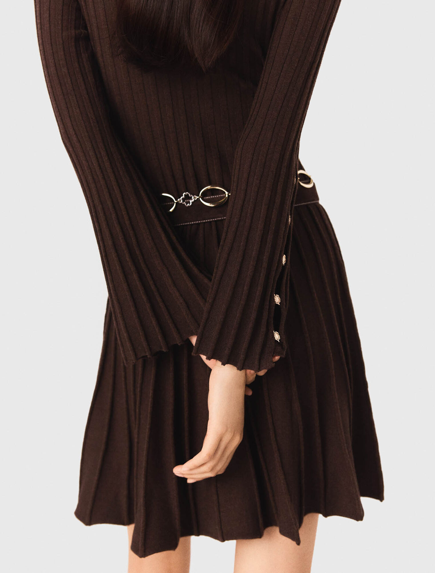 High-neck short skater dress High-neck short skater dress