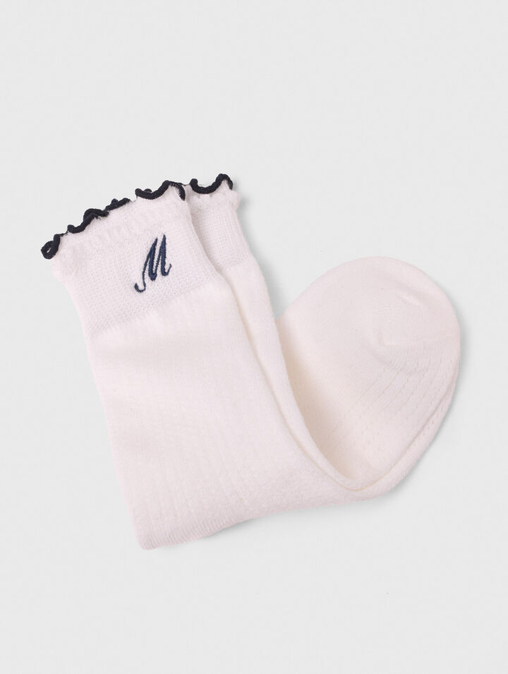 Cotton pointelle socks Cotton pointelle socks