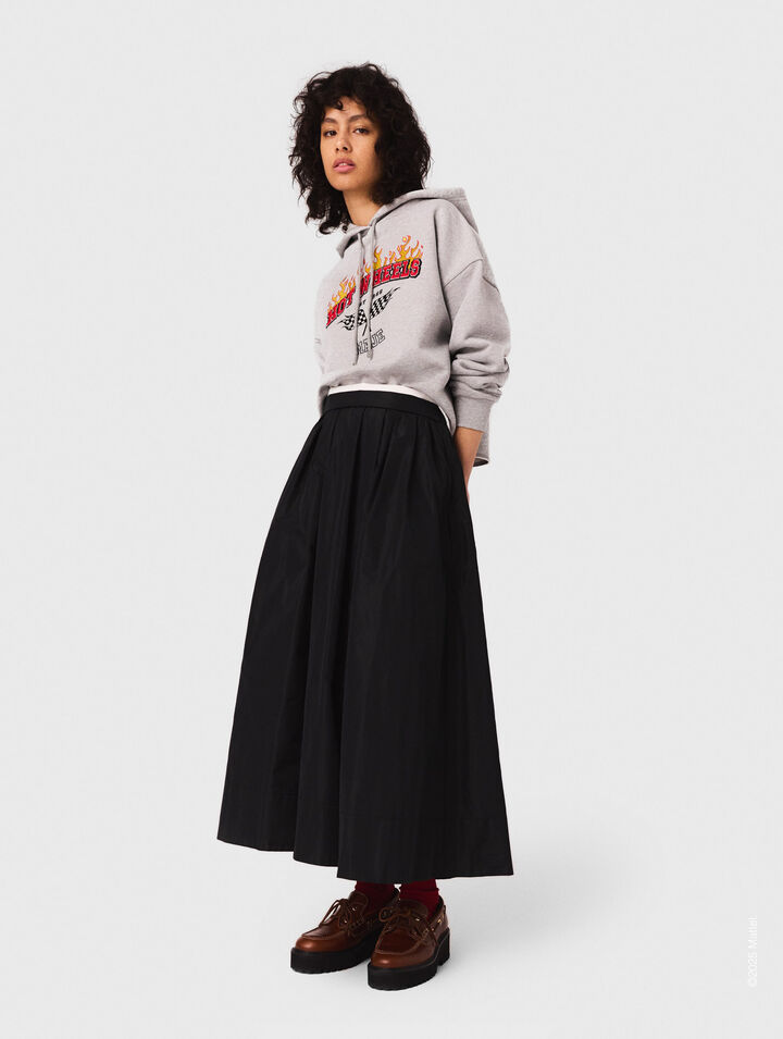 Embroidered logo crop sweatshirt Embroidered logo crop sweatshirt