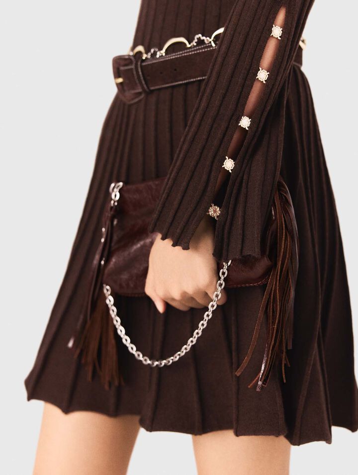 High-neck short skater dress High-neck short skater dress