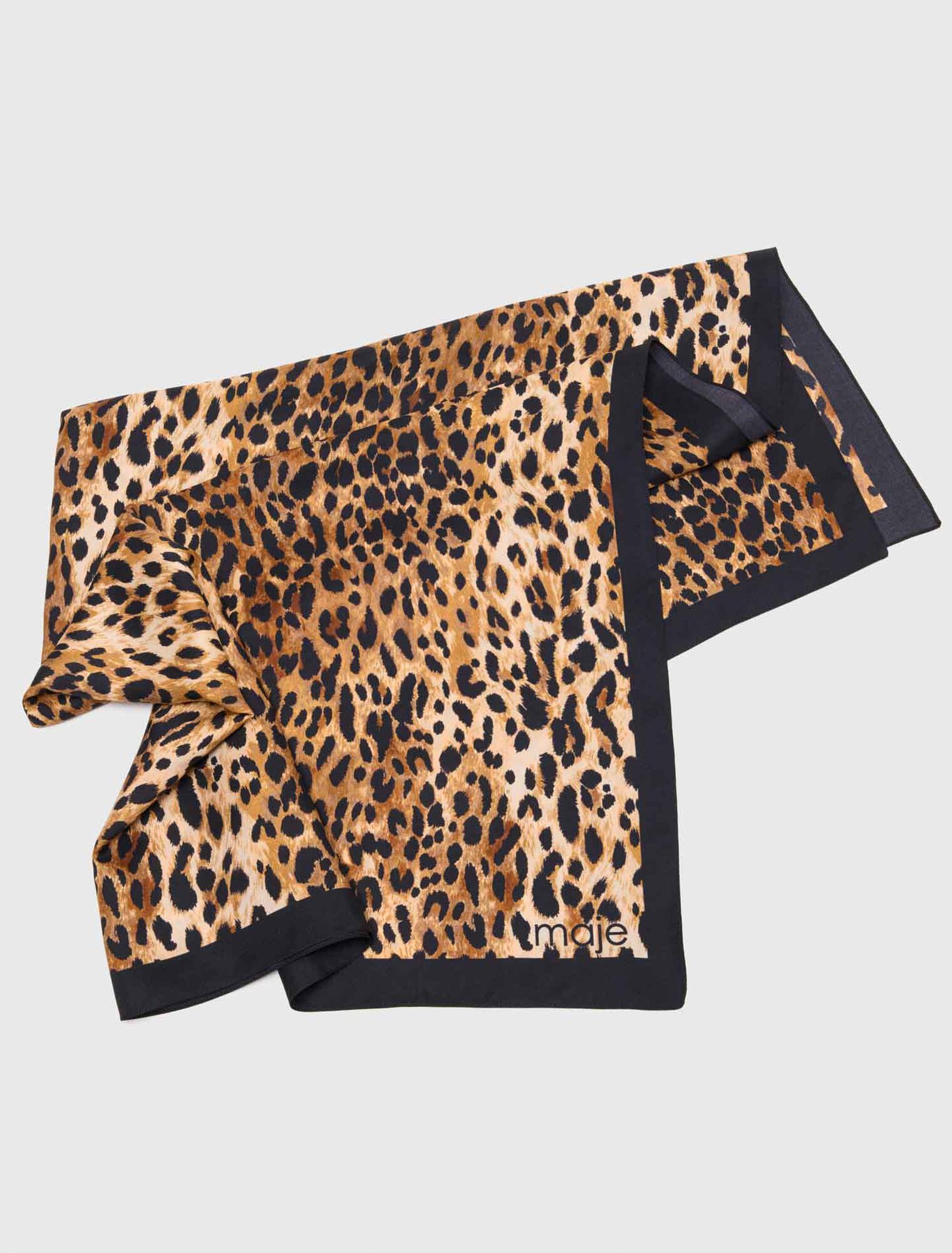 Leopard print square