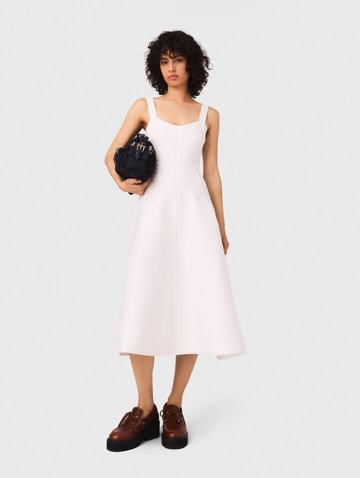 Long knit skater dress Long knit skater dress