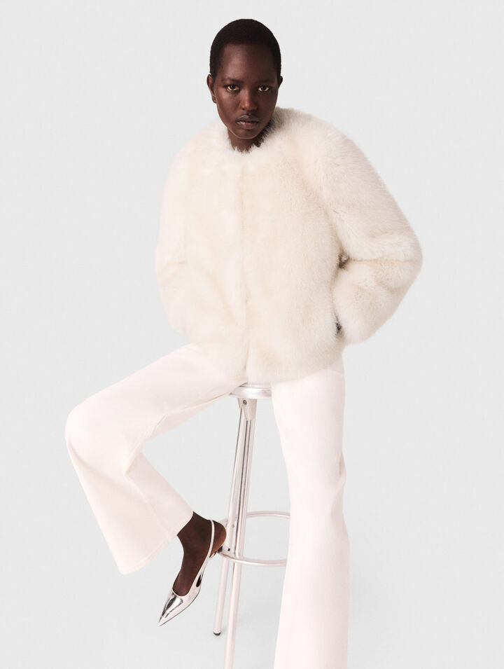 Short faux fur jacket Short faux fur jacket