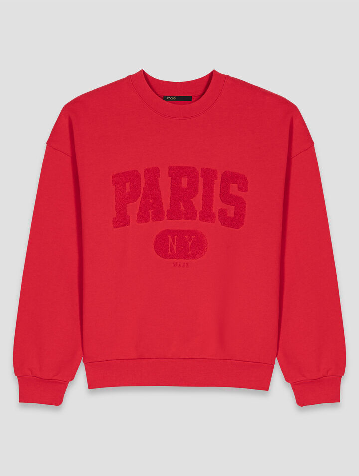 Paris NY Lettering Sweatshirt Paris NY Lettering Sweatshirt