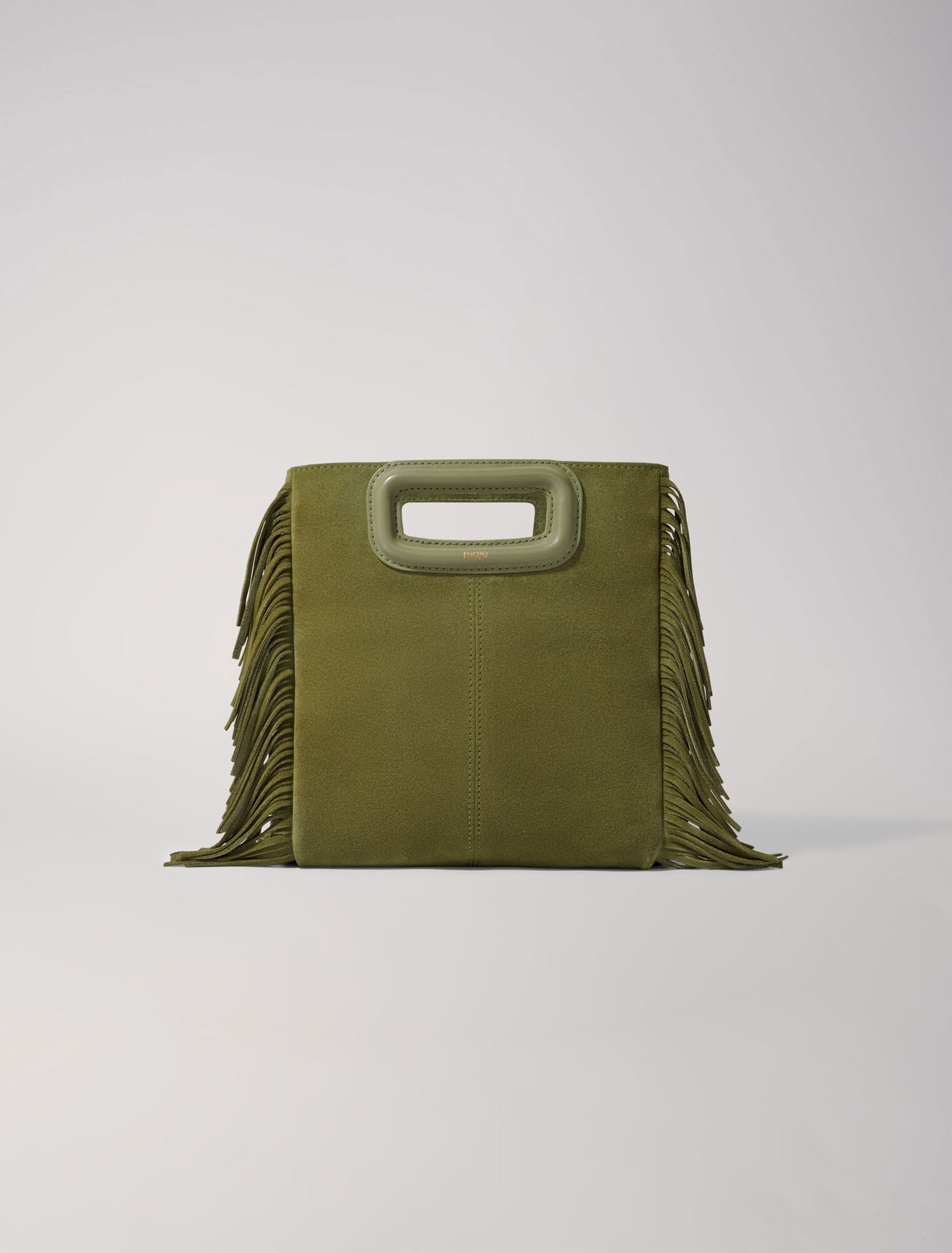 M bag in suede leather