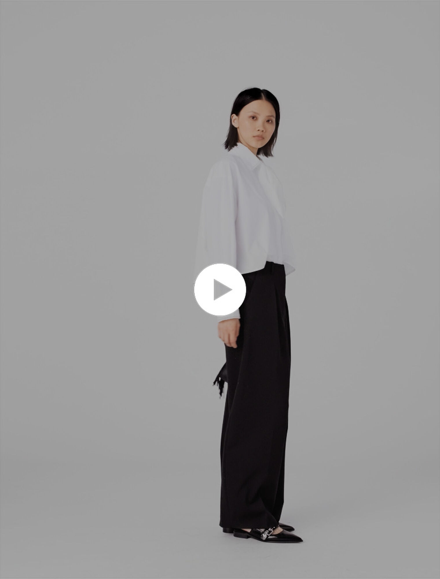 Balloon suit trousers