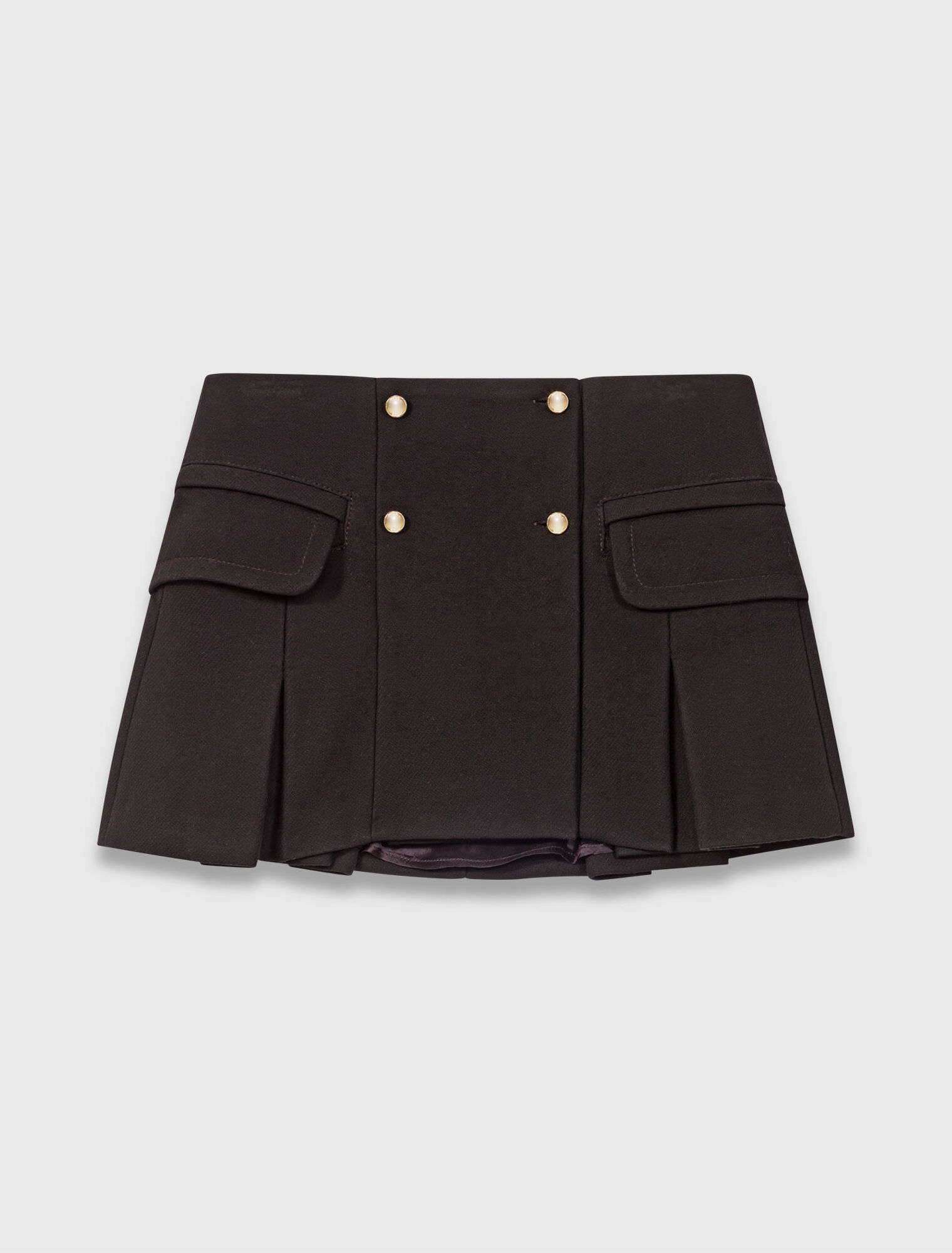 Tailored mini skirt