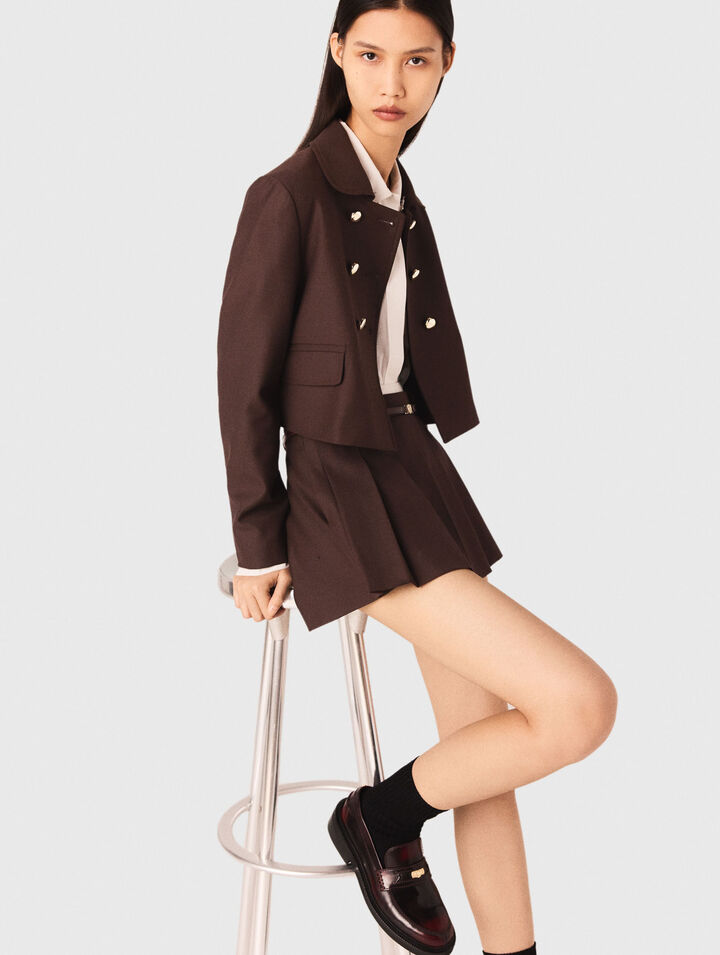 Short double-breasted jacket Short double-breasted jacket