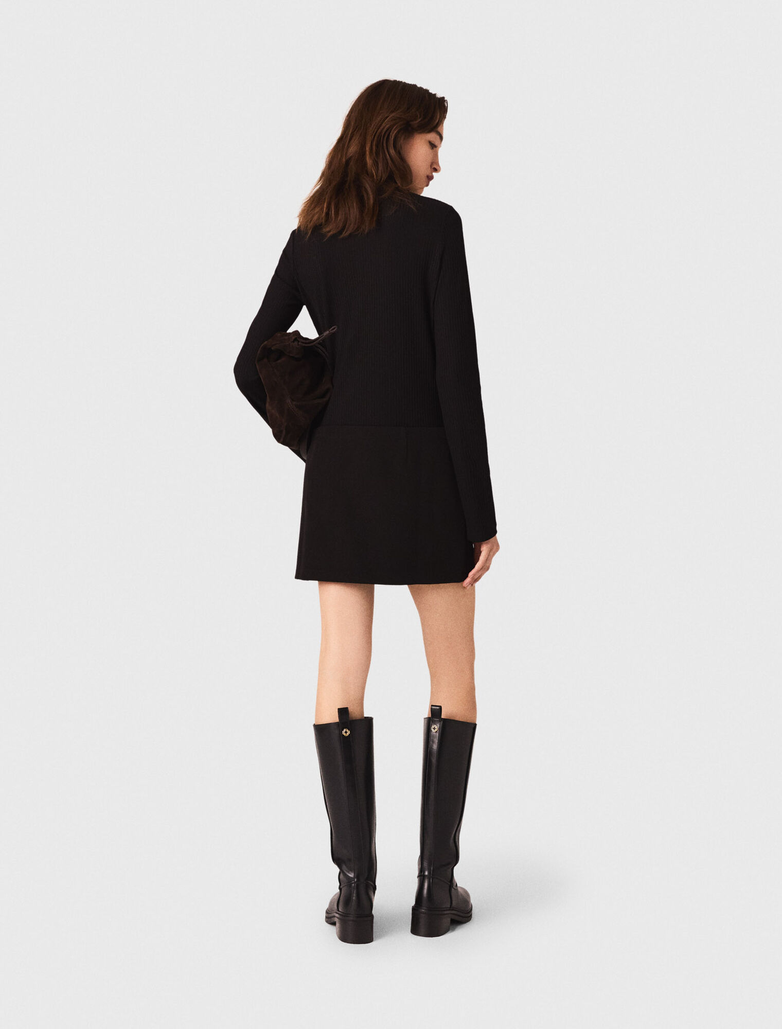 Short high-neck dress