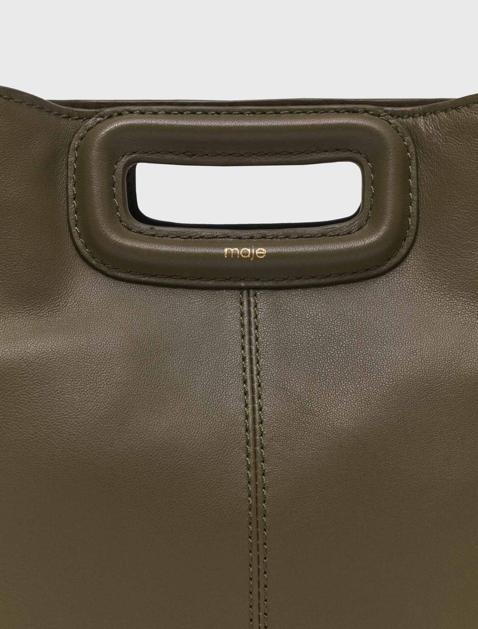 Smooth leather M bag