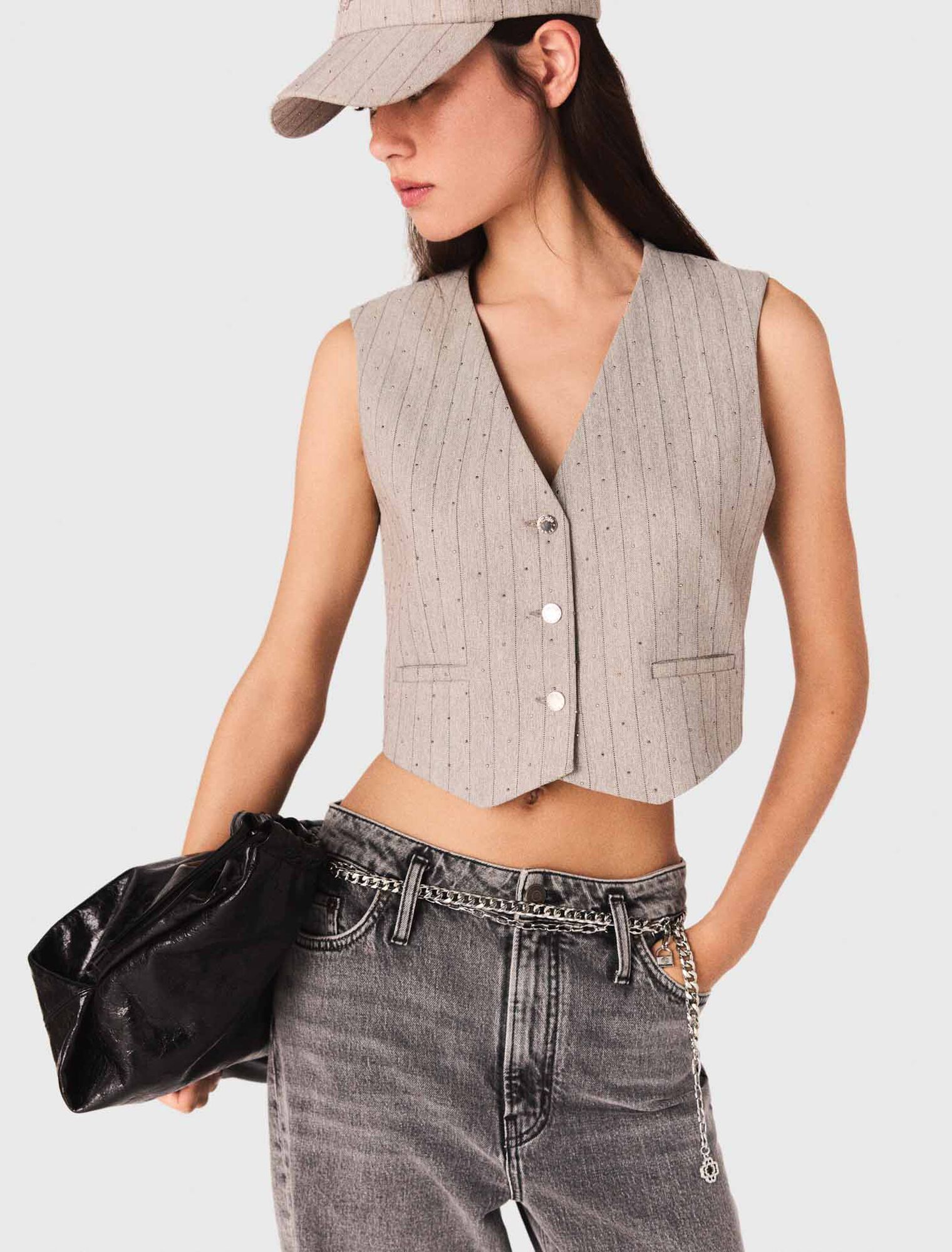 Diamanté tailored jacket