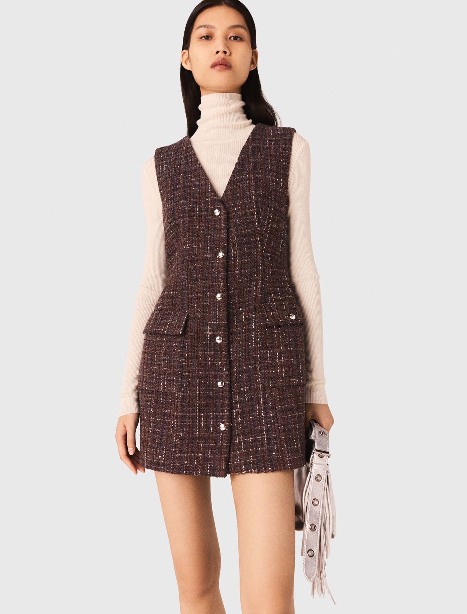 Short tweed dress