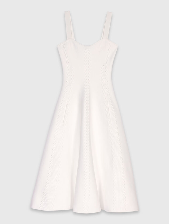 Long knit skater dress Long knit skater dress