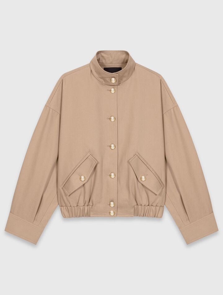 Cotton bomber jacket