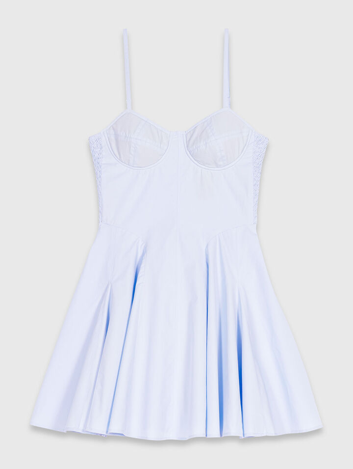 Short cotton flared dress Short cotton flared dress
