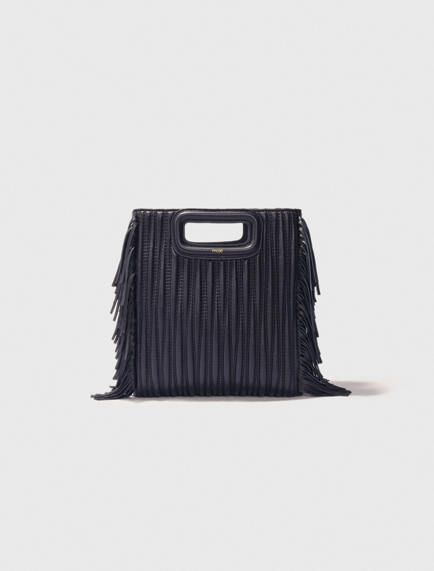 Quilted leather M bag