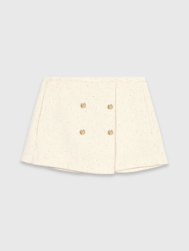 Tweed skort