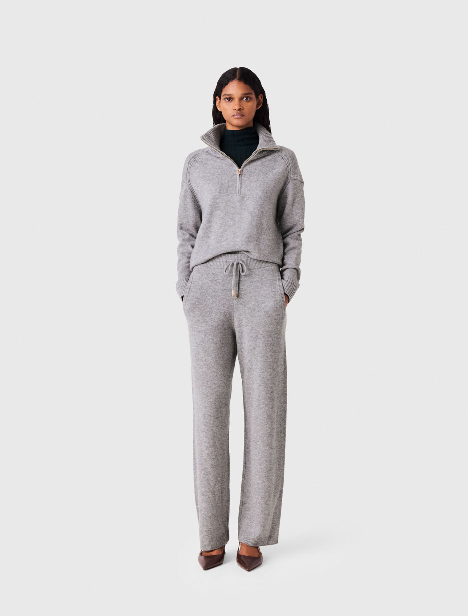 Knit trousers