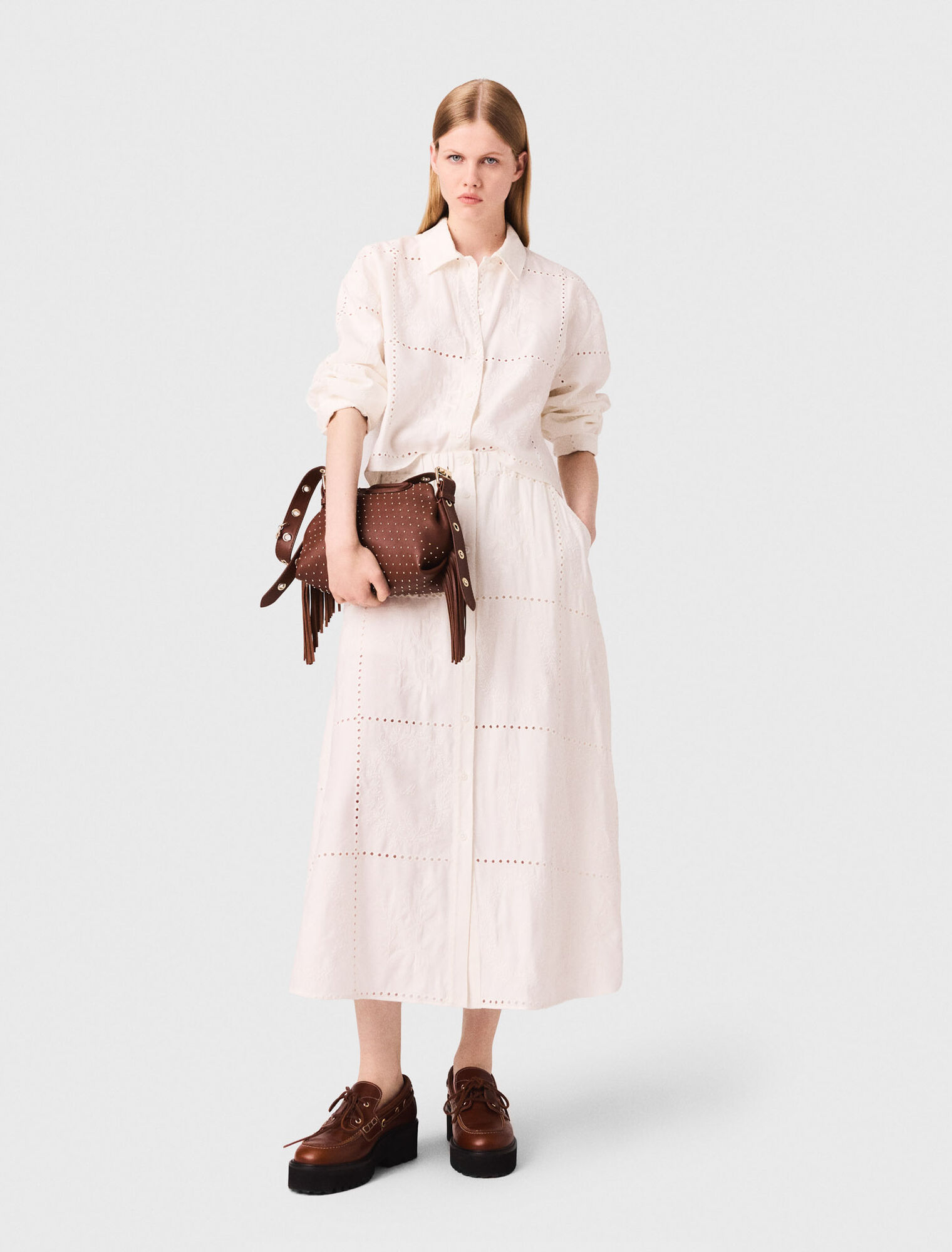 Miss M mini leather studded bag