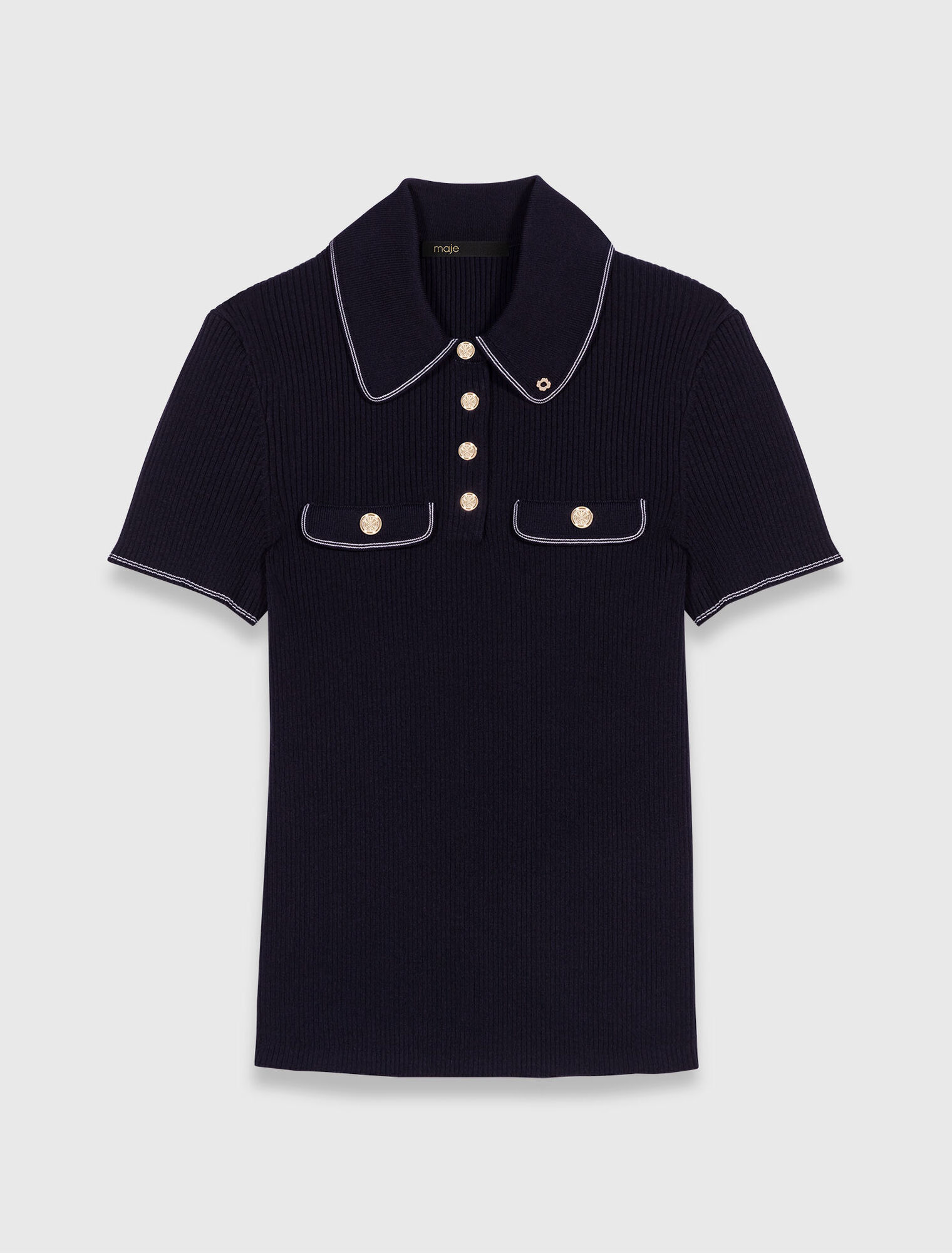 Short-sleeve polo shirt