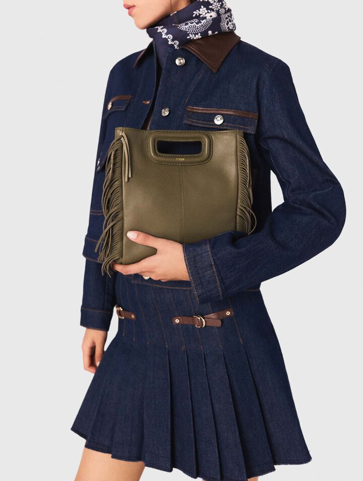 Short denim skirt with lining Short denim skirt with lining