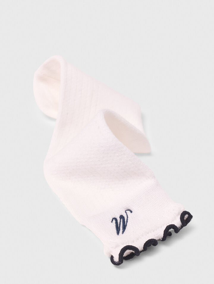 Cotton pointelle socks Cotton pointelle socks