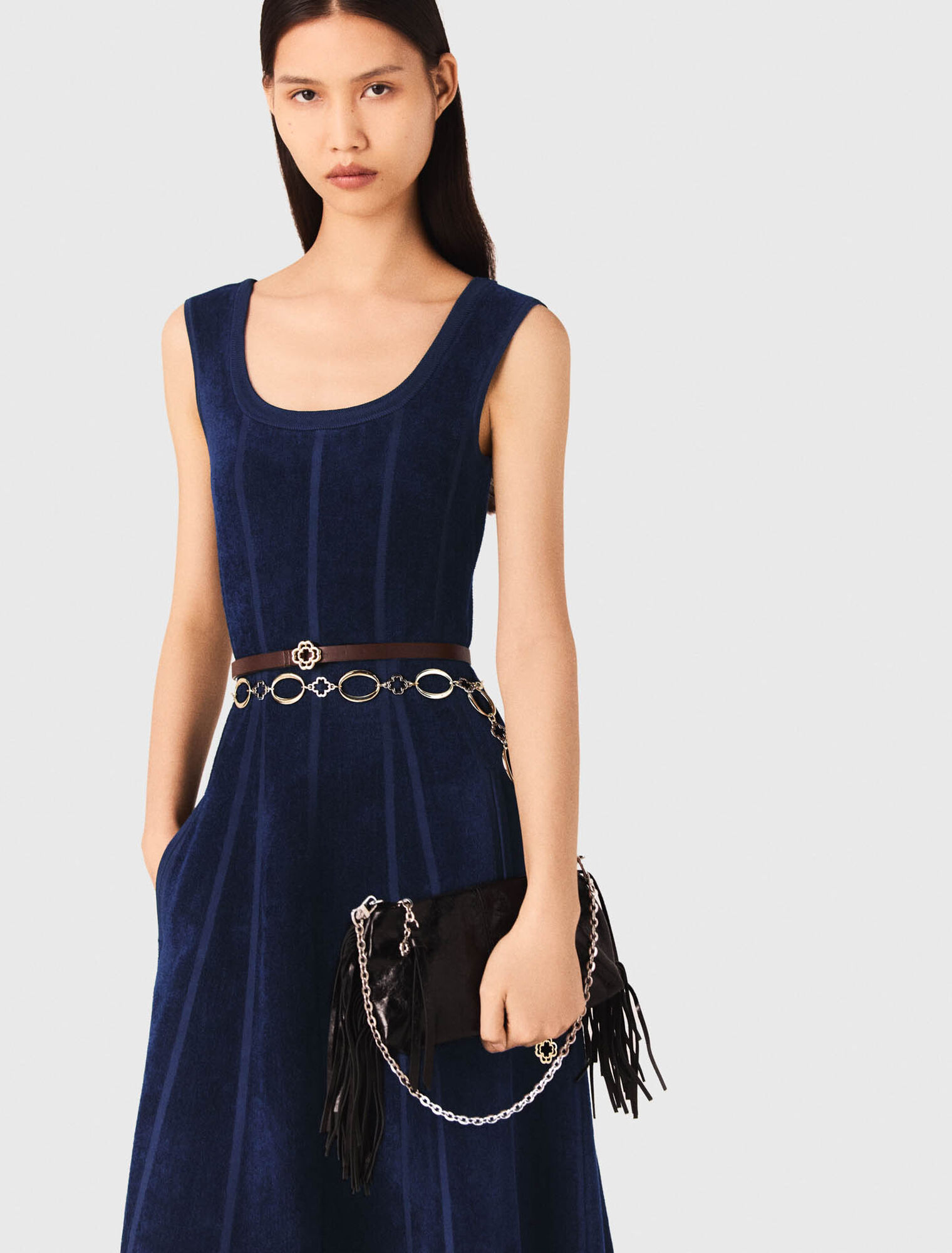 Patent leather Miss M clutch bag