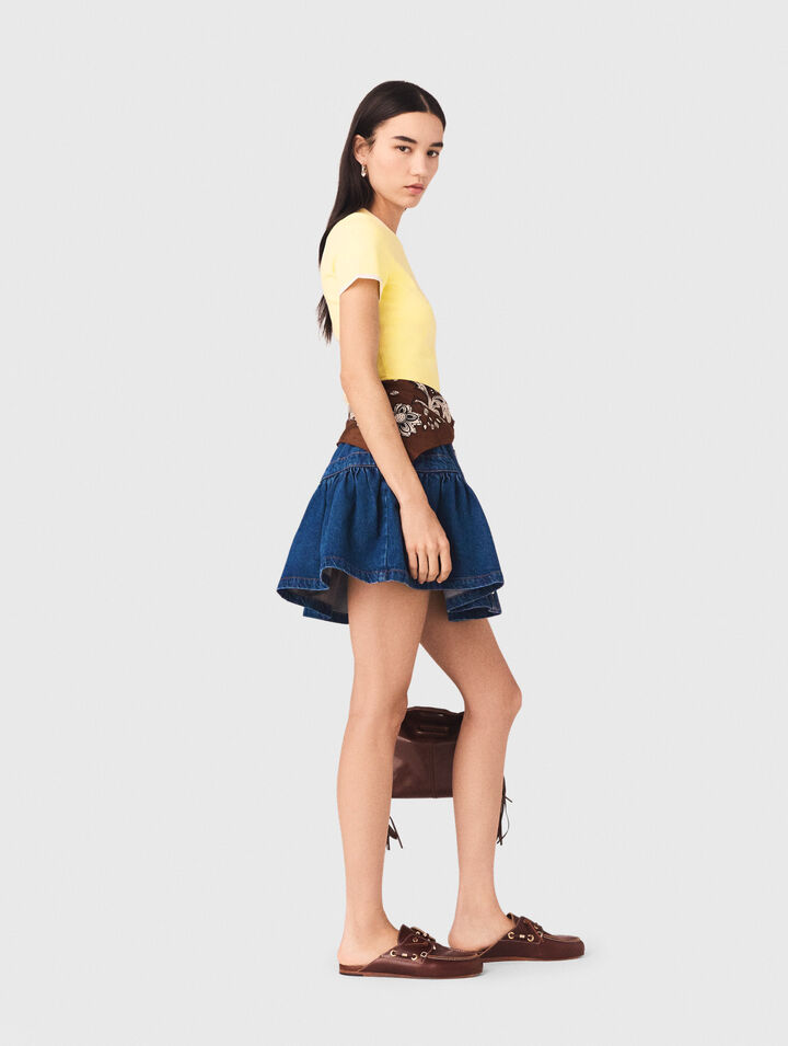 Round back cut-out jumper