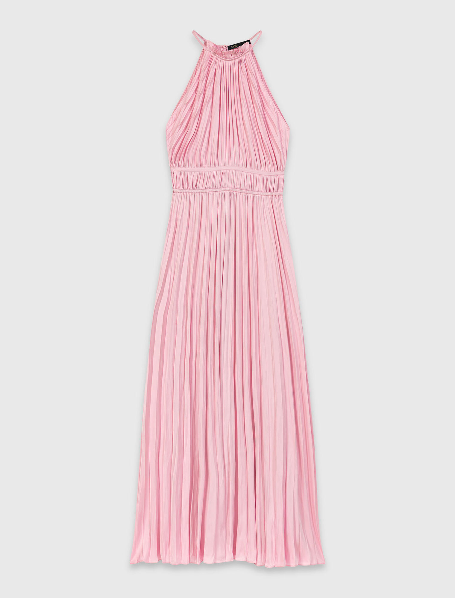Pleated maxi dress