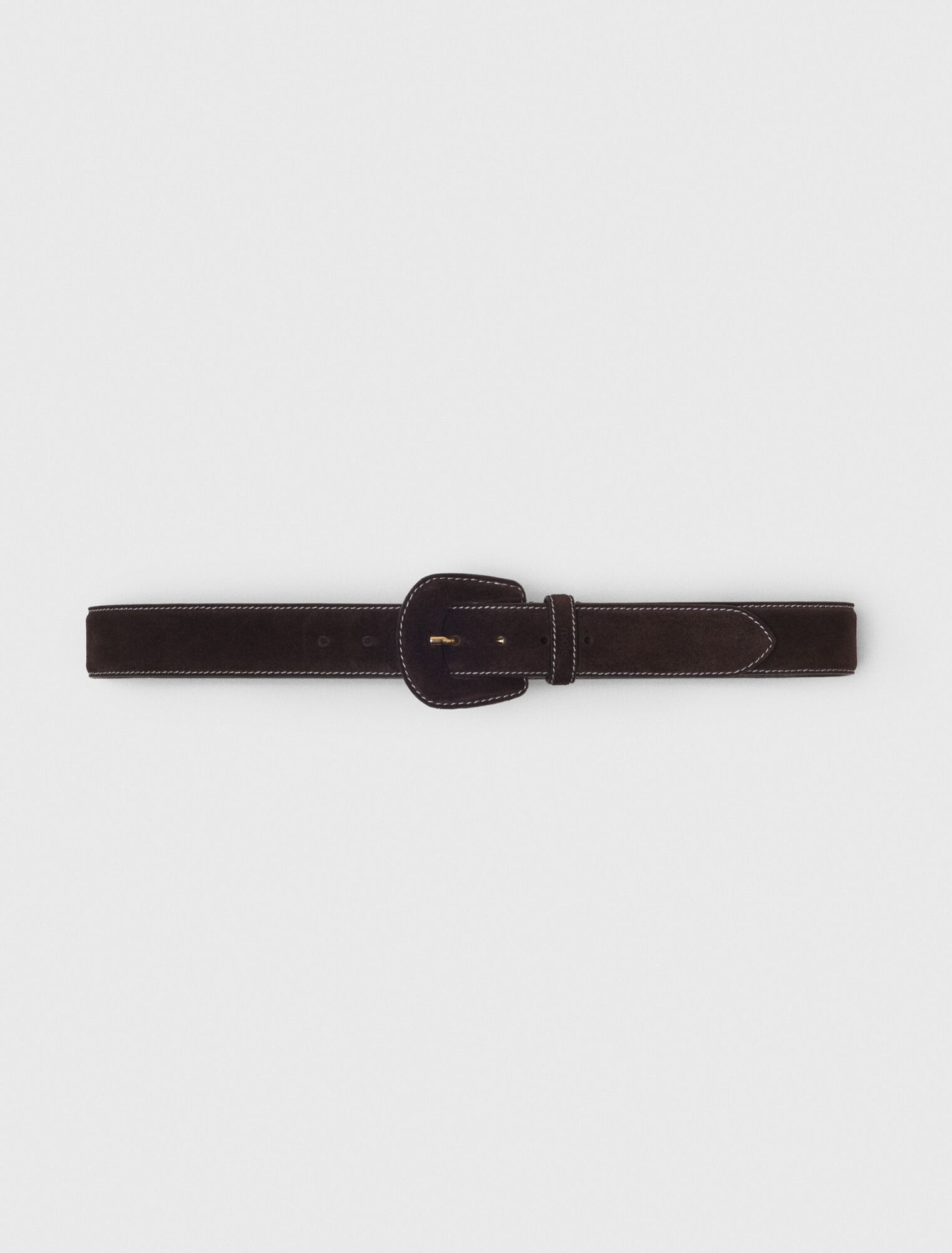 Suede belt
