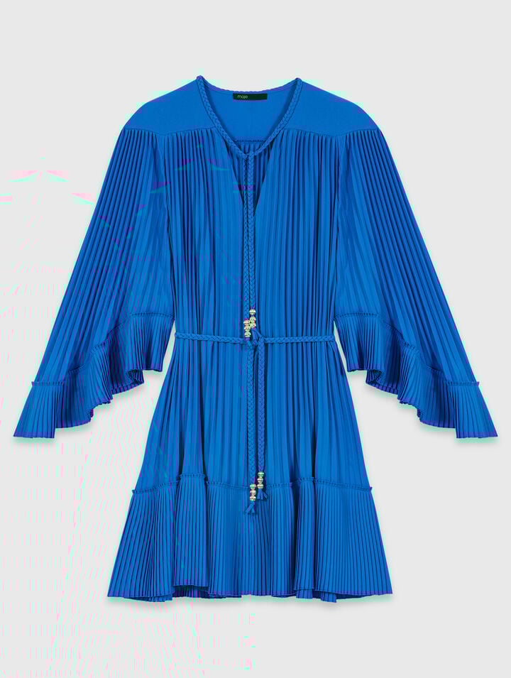 Short pleated dress
