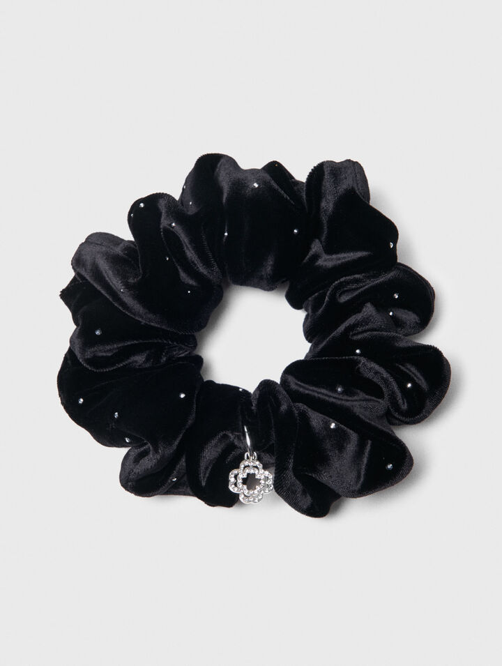 Rhinestone scrunchie