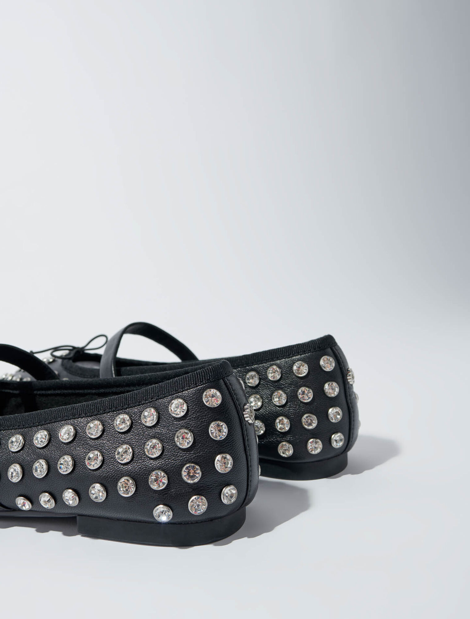 Rhinestone ballerinas